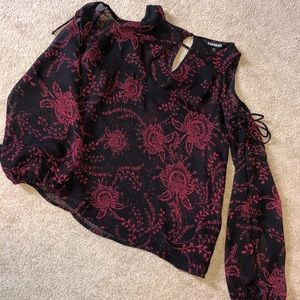 Express could shoulder blouse